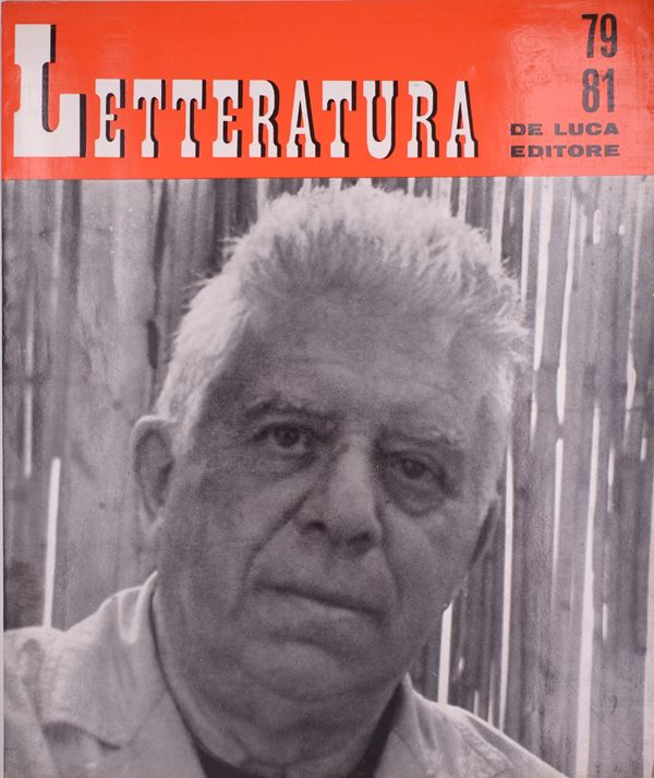 LA LETTERATURA 79–81: OMAGGIO A MONTALE. 1966.  - Auction Ancient and rare books, italian first editions of 20th century - Bertolami Fine Art - Casa d'Aste