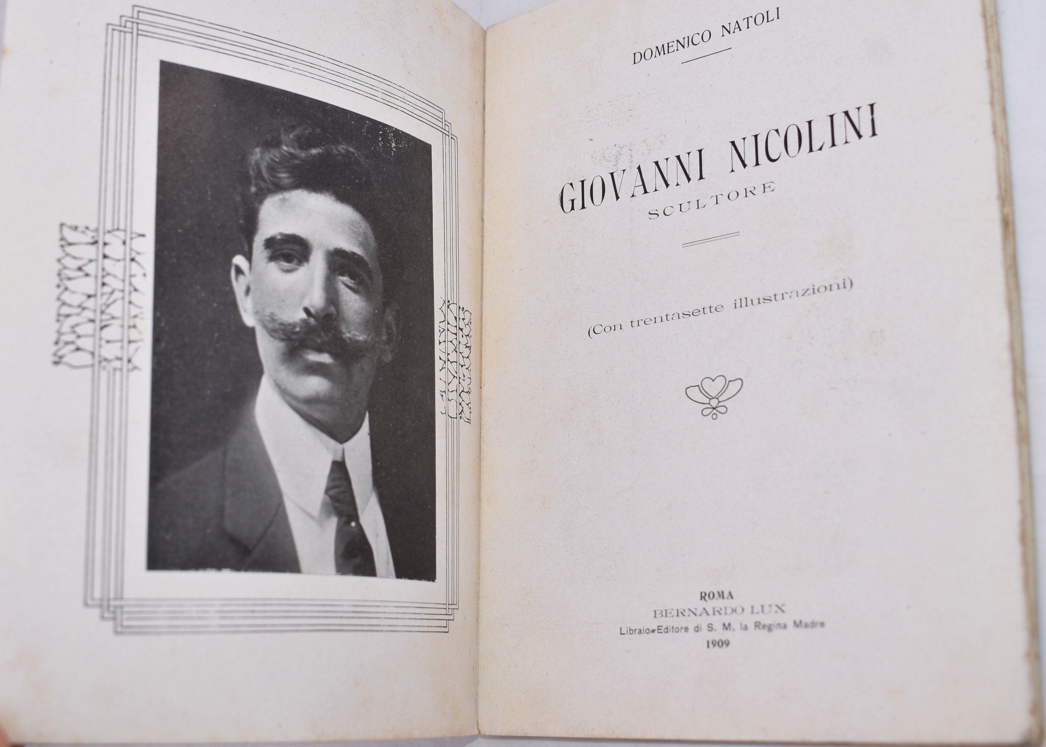 Natoli, Domenico. Giovanni Nicolini Scultore. 1909.