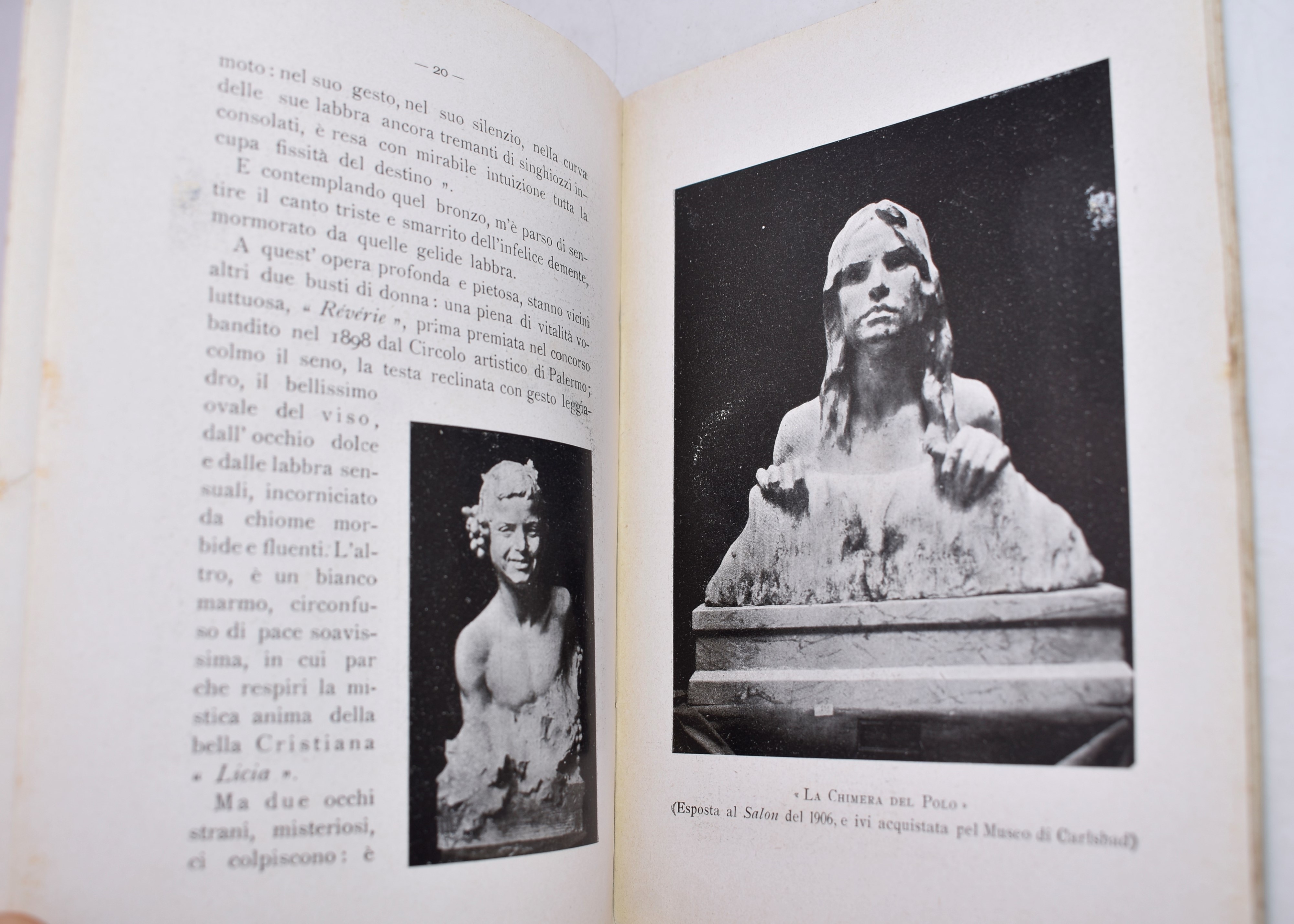 Natoli, Domenico. Giovanni Nicolini Scultore. 1909.