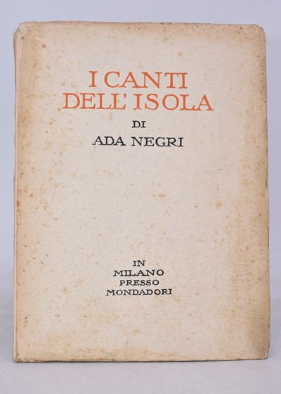 Negri, Ada. i Canti Dell'isola. 1924.