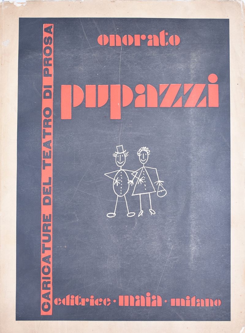 Onorato, Umberto. Pupazzi. Caricature del Teatro di Prosa. 1930.