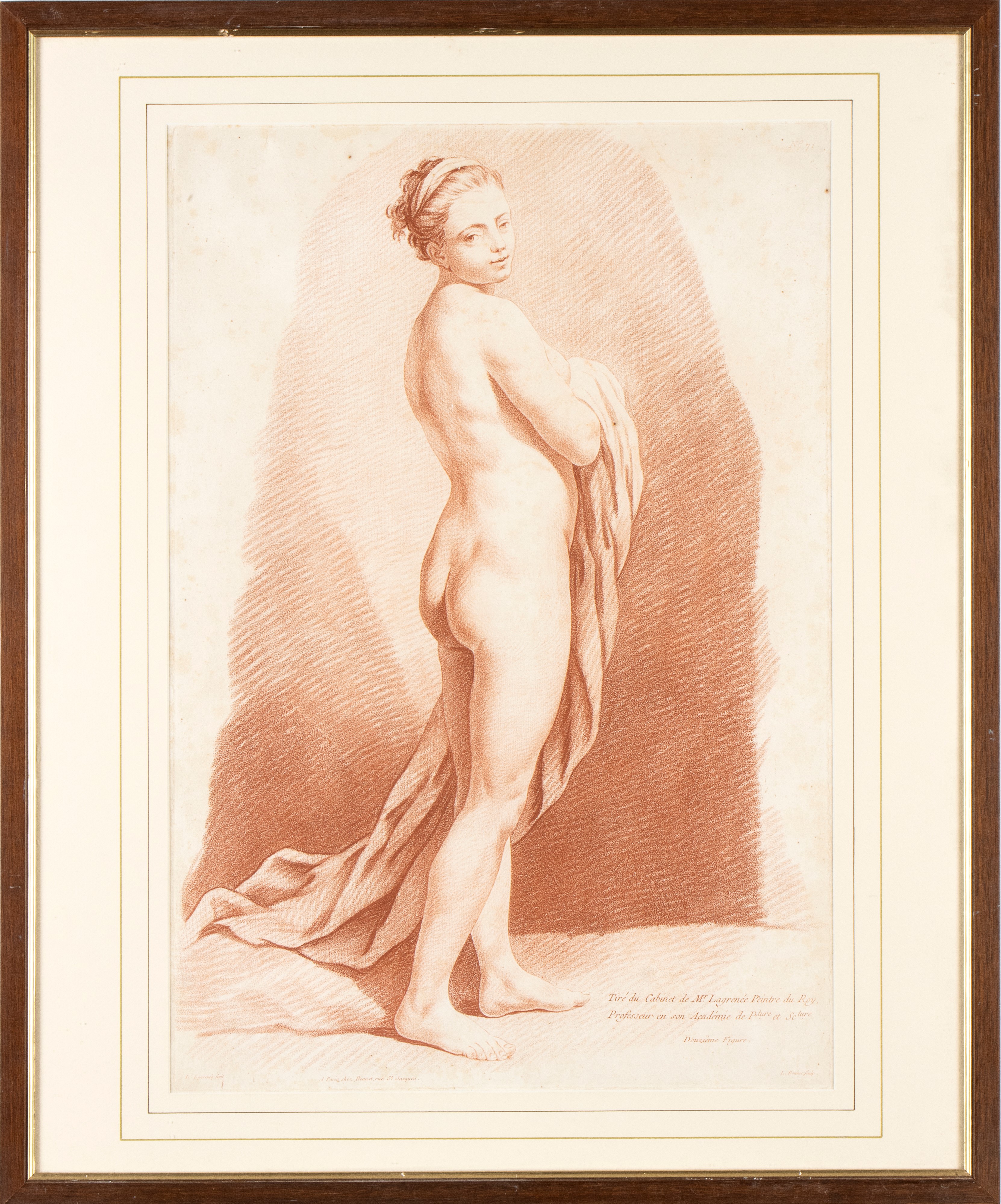 Louis Marin Bonnet - Coppia di Nudi Femminili