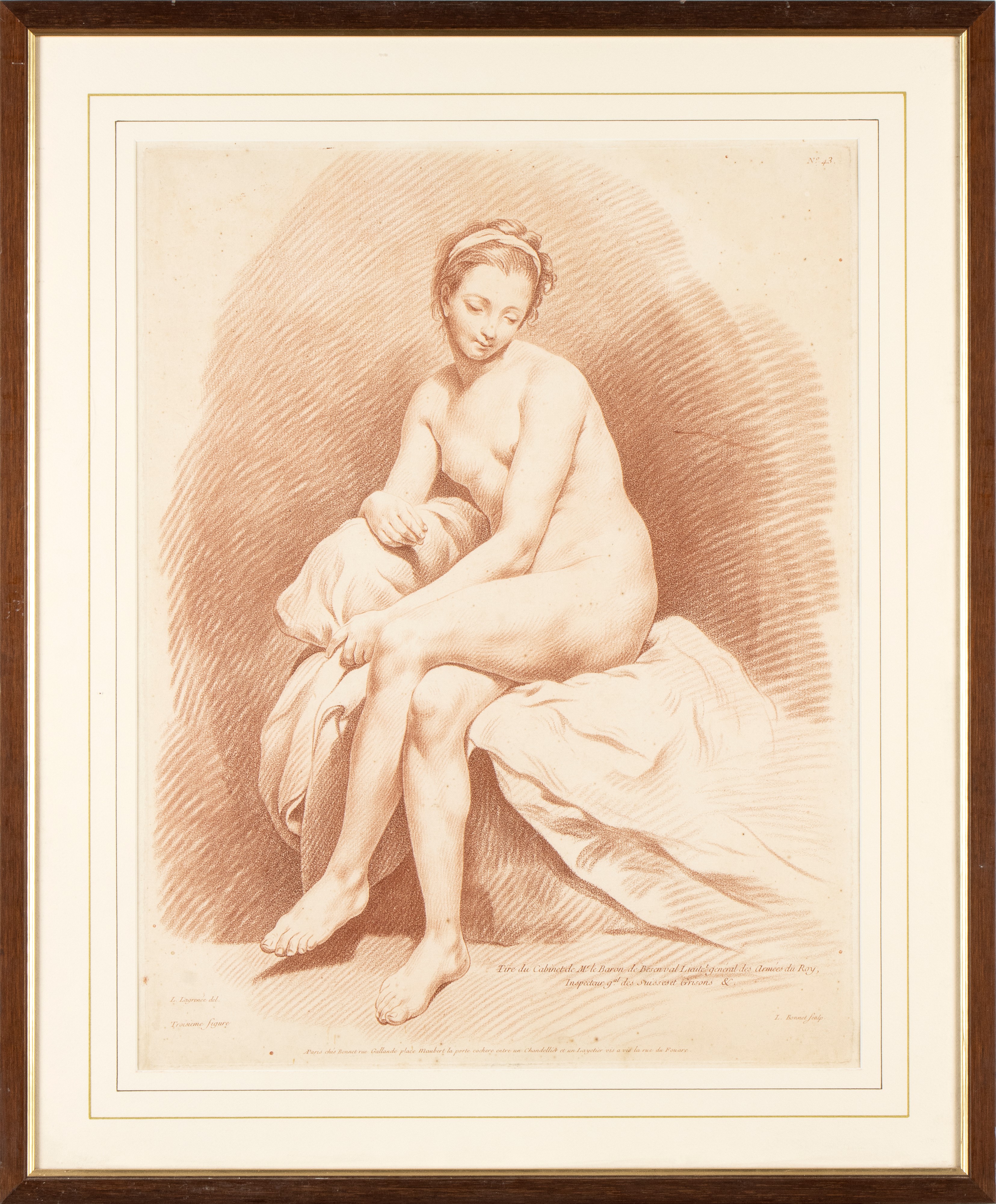 Louis Marin Bonnet - Coppia di Nudi Femminili