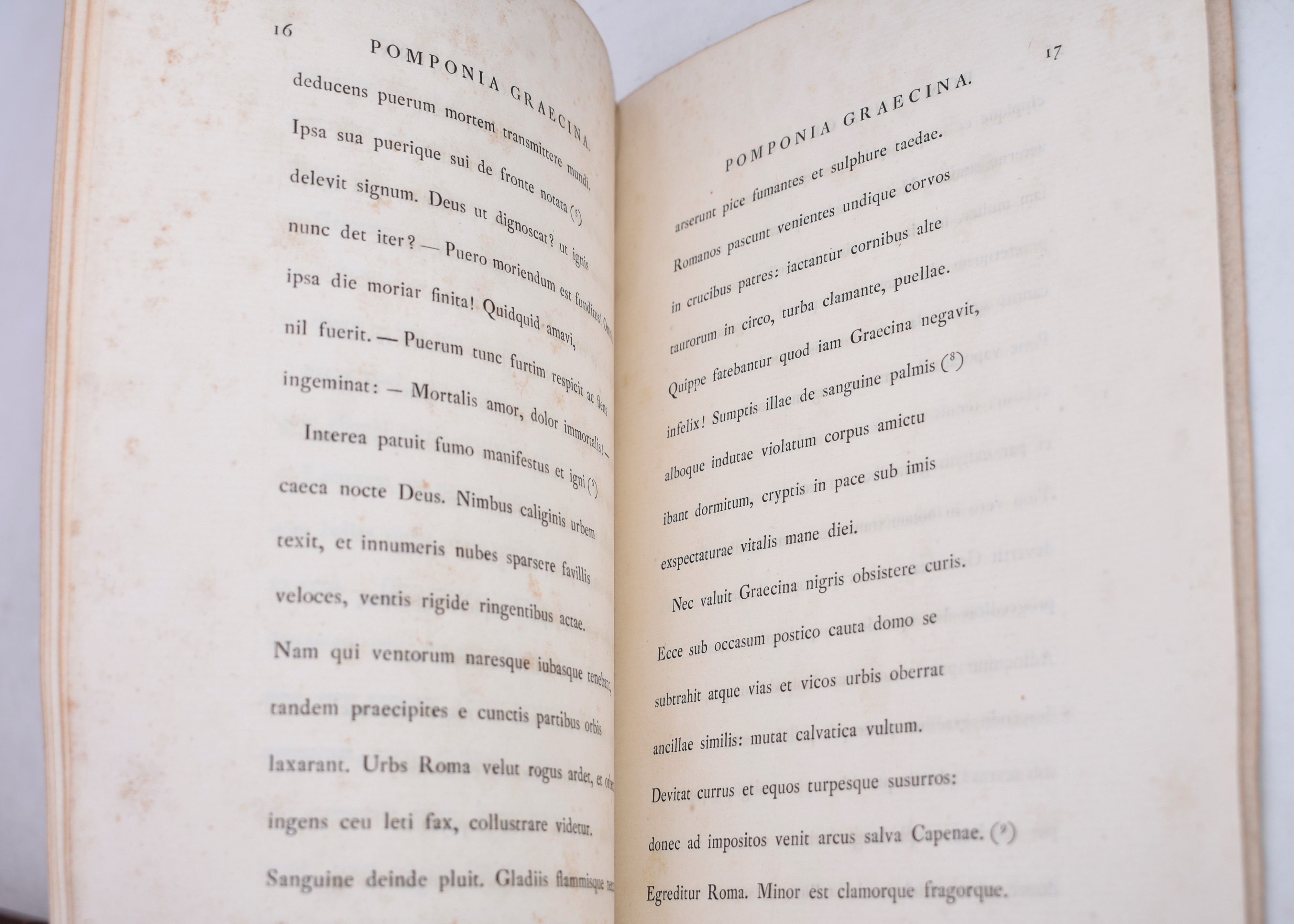 Pascoli, Giovanni. Pomponia Graecina. Carmen Johannis Pascoli Ex Castro Sancti Mauri. in Certamin...