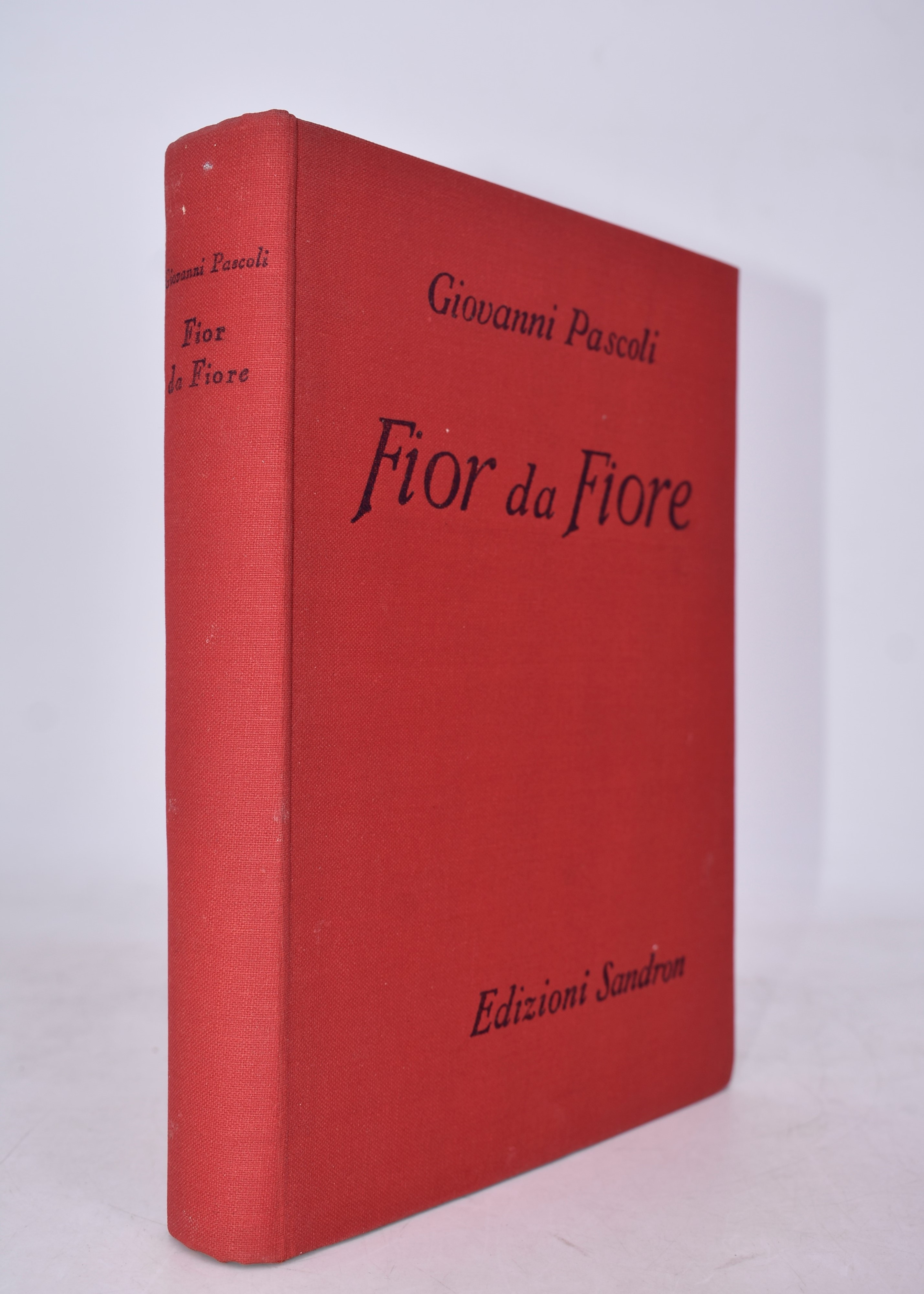 Pascoli, Giovanni. Fior da Fiore. 1931.
