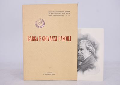 Carelli, Libera. Barga e Giovanni Pascoli. Libera Carelli Commemora il Poeta nel Cinquantenario d...