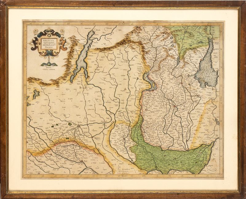 Gerardus Mercator - Brescia Episcopatus Mediolanum Ducatus
