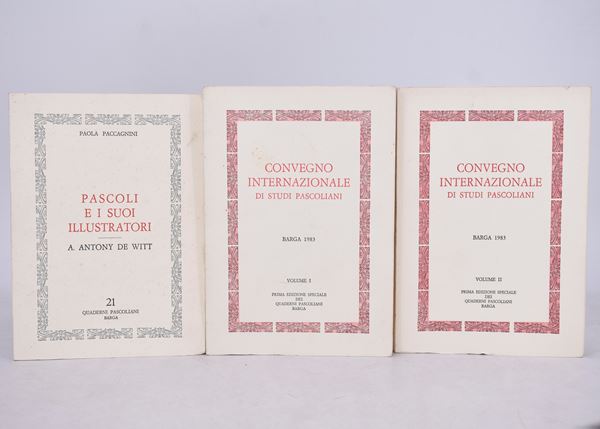 PASCOLIANA di BARGA, 3 volumi