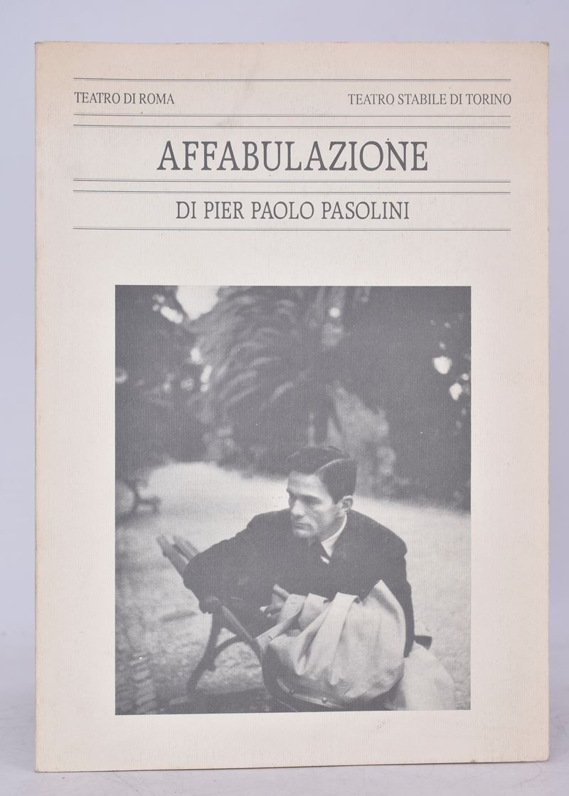 Pasolini, Pier Paolo. Affabulazione. 1994.