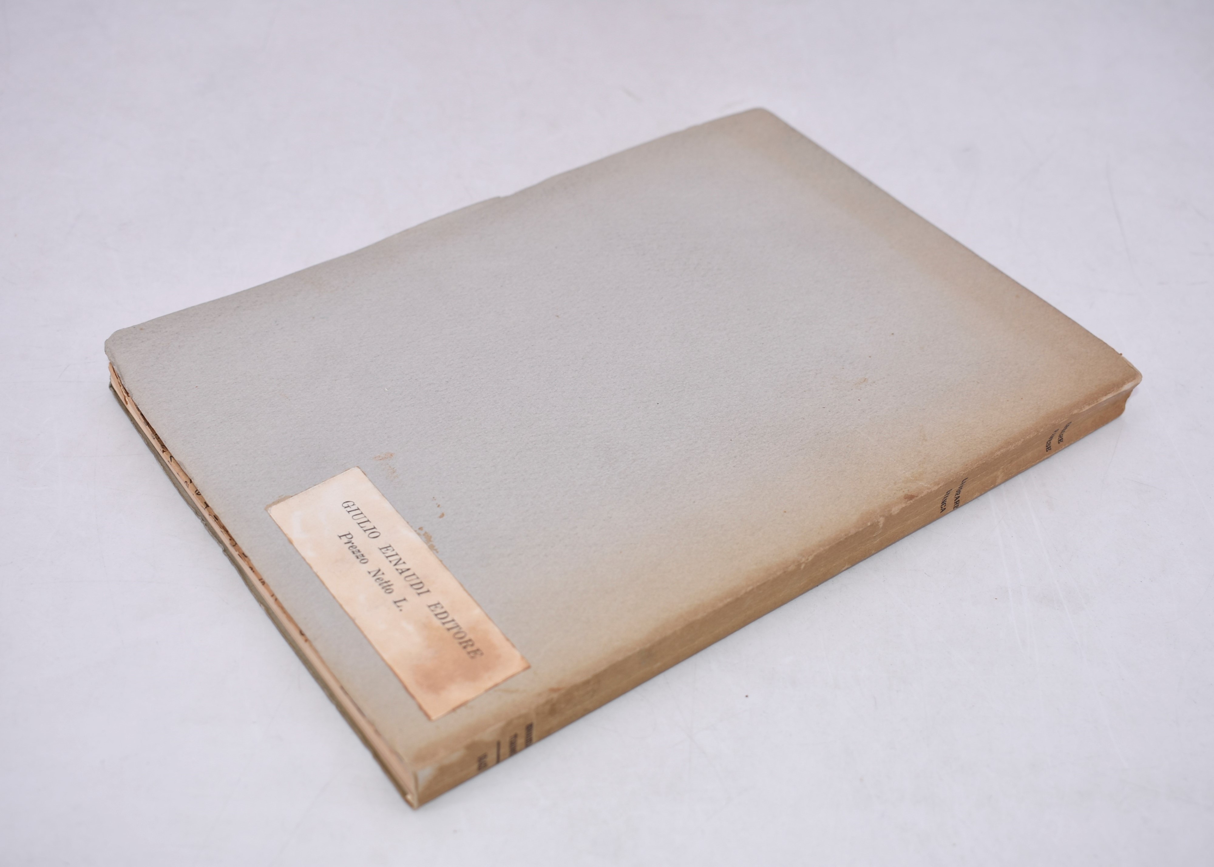 Pavese, Cesare. Lavorare Stanca. 1943.