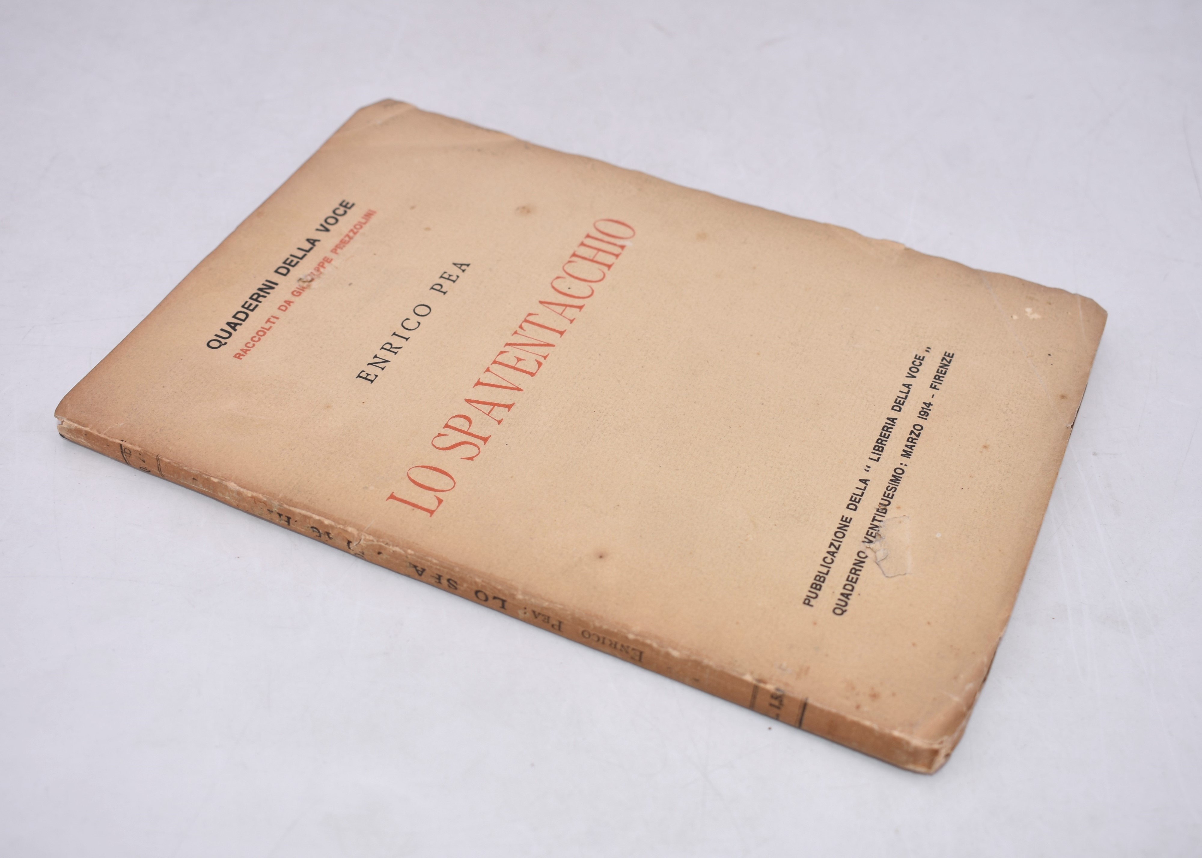 Pea, Enrico. lo Spaventacchio. 1914.