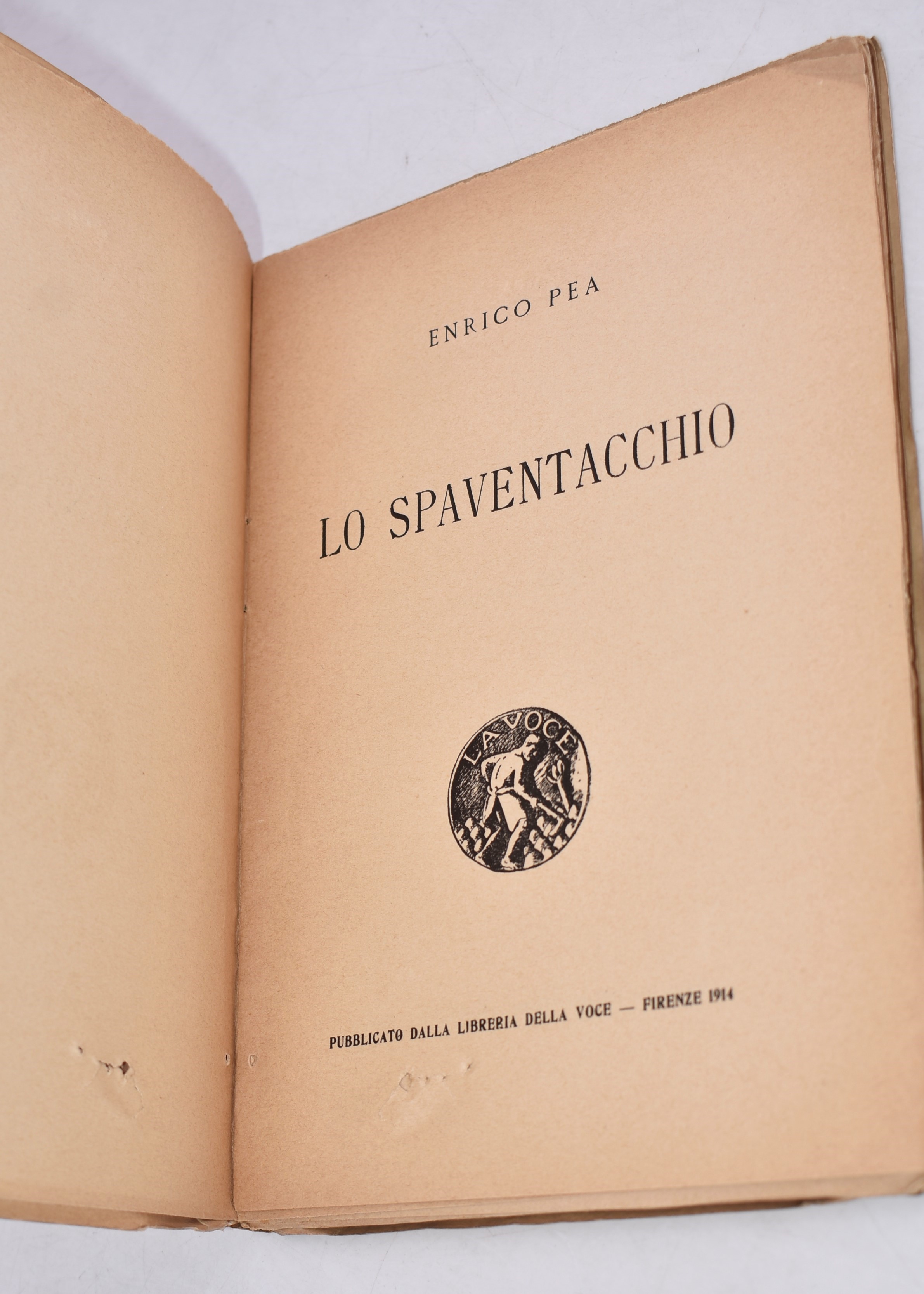 Pea, Enrico. lo Spaventacchio. 1914.