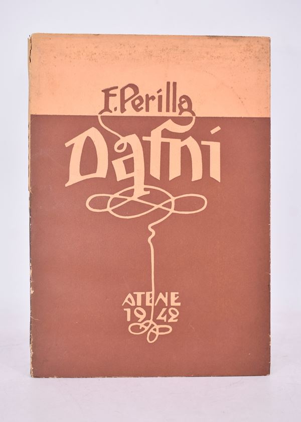 PERILLA, F. DAFNI. ACQUARELLI XILOGRAFIE FOTOGRAFIE DELL’AUTORE. 1942.