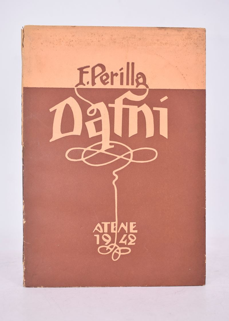 Perilla, F. Dafni. Acquarelli Xilografie Fotografie Dell’autore. 1942.