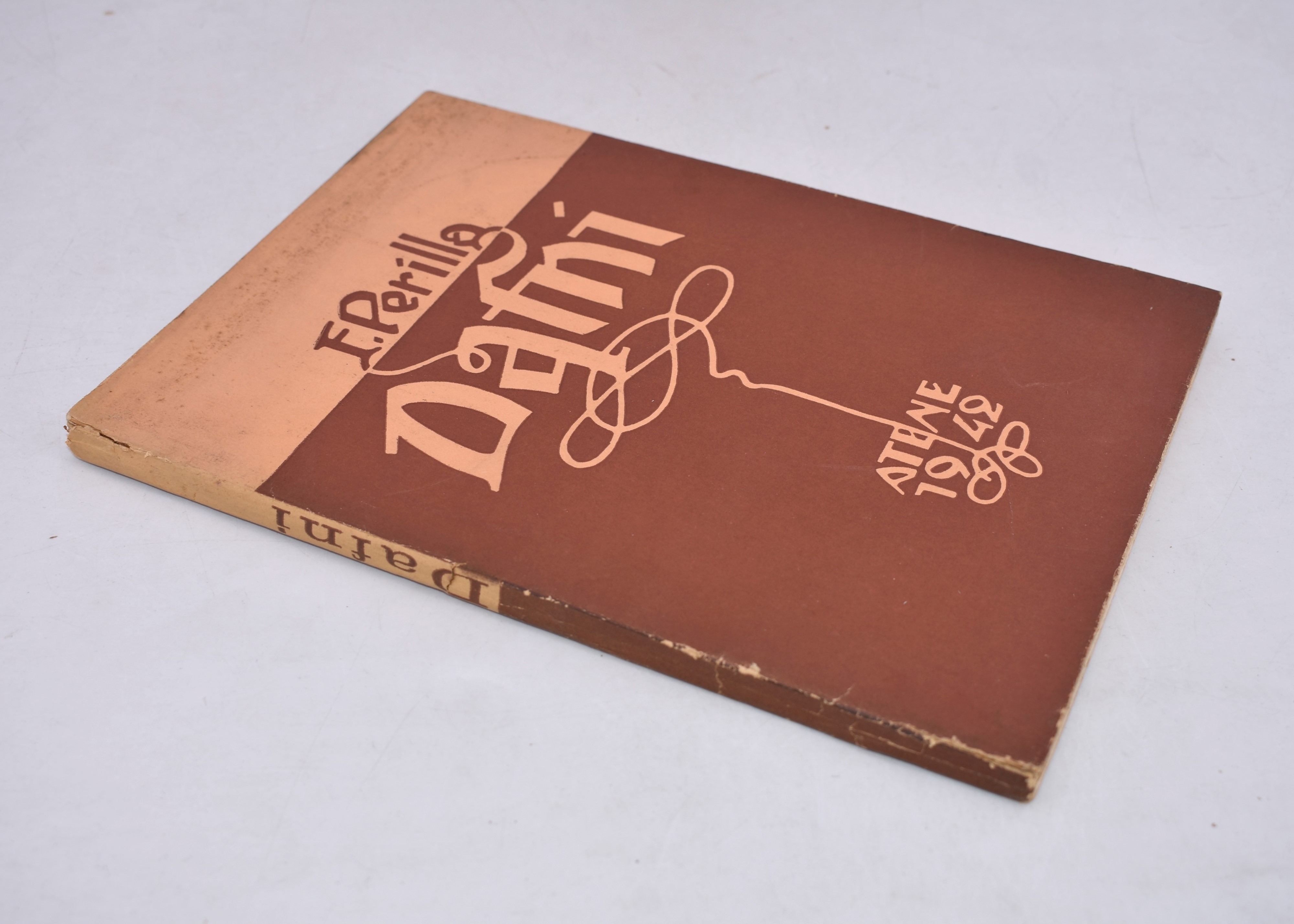 Perilla, F. Dafni. Acquarelli Xilografie Fotografie Dell’autore. 1942.