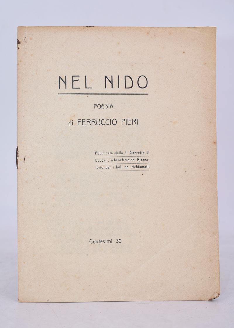 Pieri, Ferruccio. nel Nido. 1916.