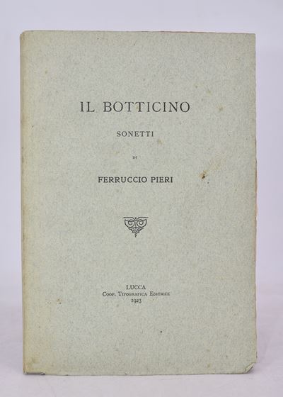 Pieri, Ferruccio. il Botticino. 1923.