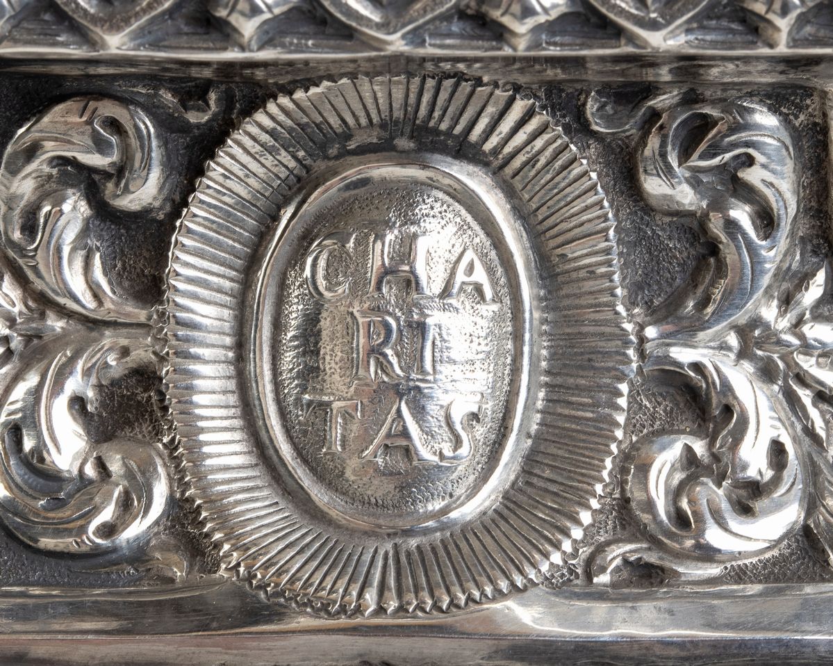 Francesco Saverio Rossi - Scultura Italiana in Argento Raffigurante San Francesco da Paola