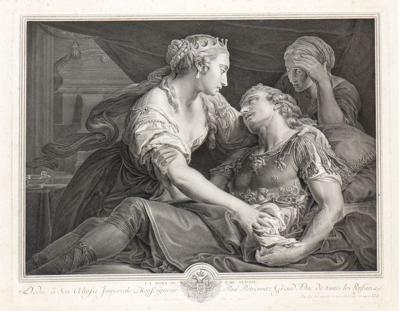 Johan Georg Wille - Morte di Marcantonio