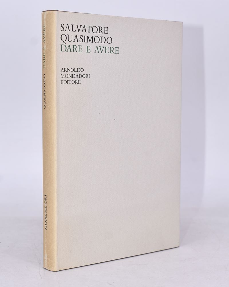 Quasimodo, Salvatore. Dare e Avere. 1966.