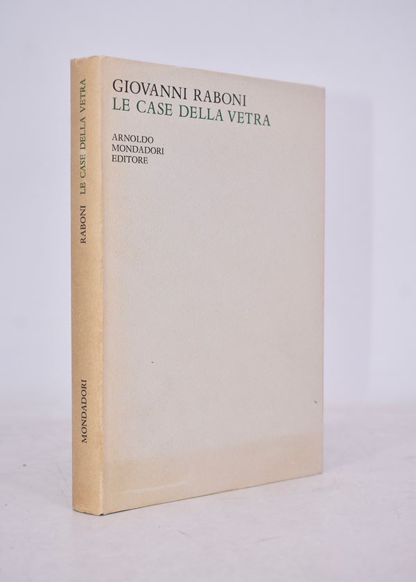 RABONI, Giovanni. LE CASE DELLA VETRA. 1966.