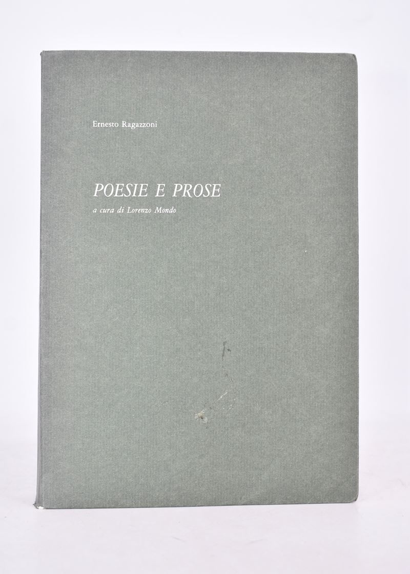 Ragazzoni, Ernesto. Prose e Poesie. 1978.