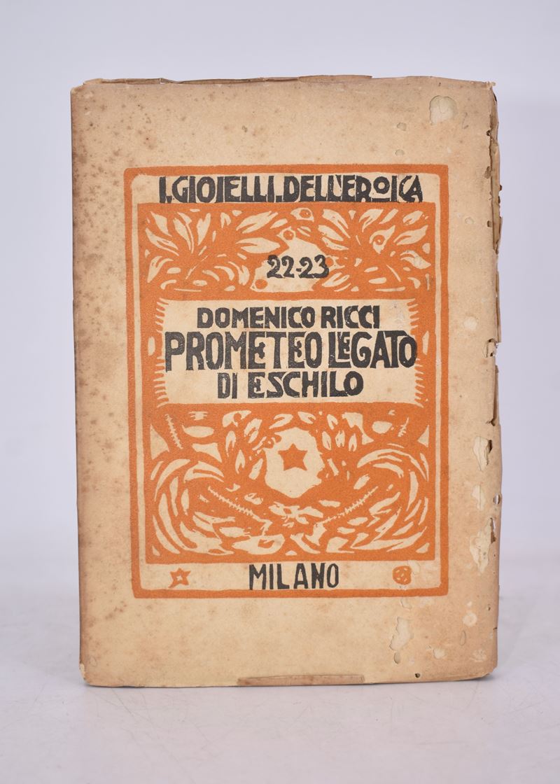 Ricci, Domenico. Prometeo Legato di Eschilo. 1923.