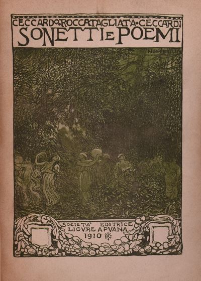 Roccatagliata-ceccardi, Ceccardo. Sonetti e Poemi 1898-1909. 1910