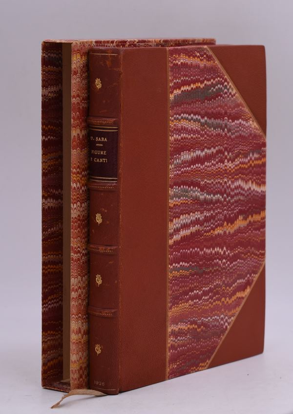 SABA, Umberto. FIGURE E CANTI (1921-1925). 1926.  - Auction Ancient and rare books, italian first editions of 20th century - Bertolami Fine Art - Casa d'Aste