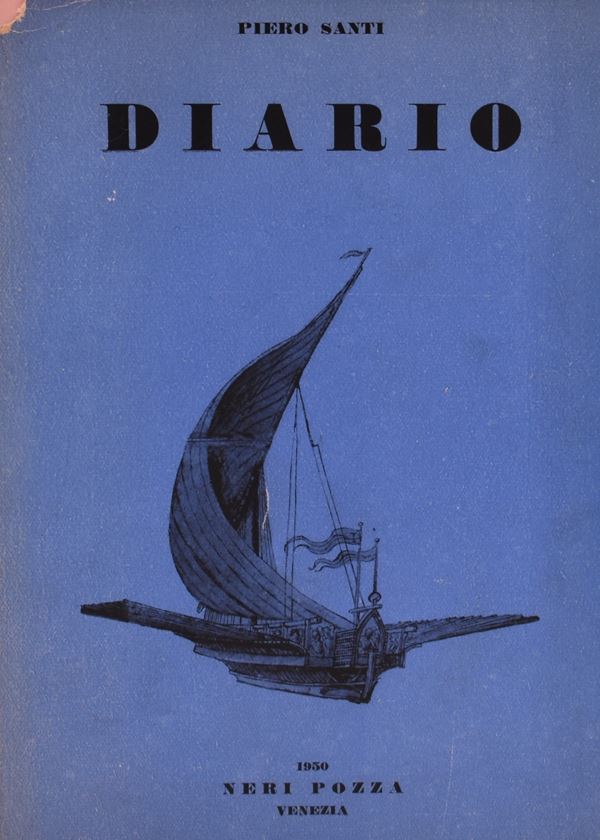 SANTI, Piero. DIARIO (1943-1946). 1950.  - Auction Ancient and rare books, italian first editions of 20th century - Bertolami Fine Art - Casa d'Aste