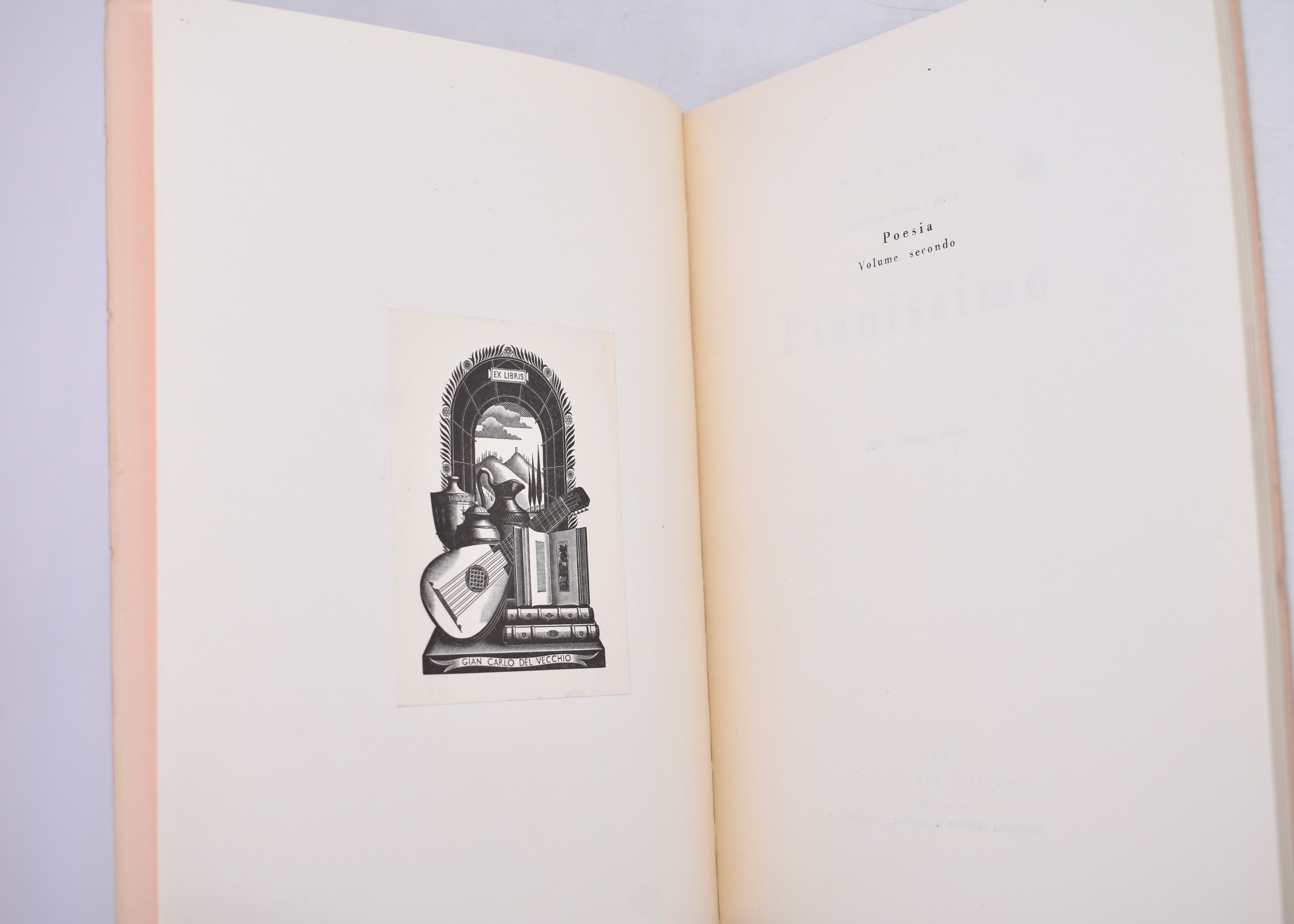 Sbarbaro, Camillo. Pianissimo. 1954.