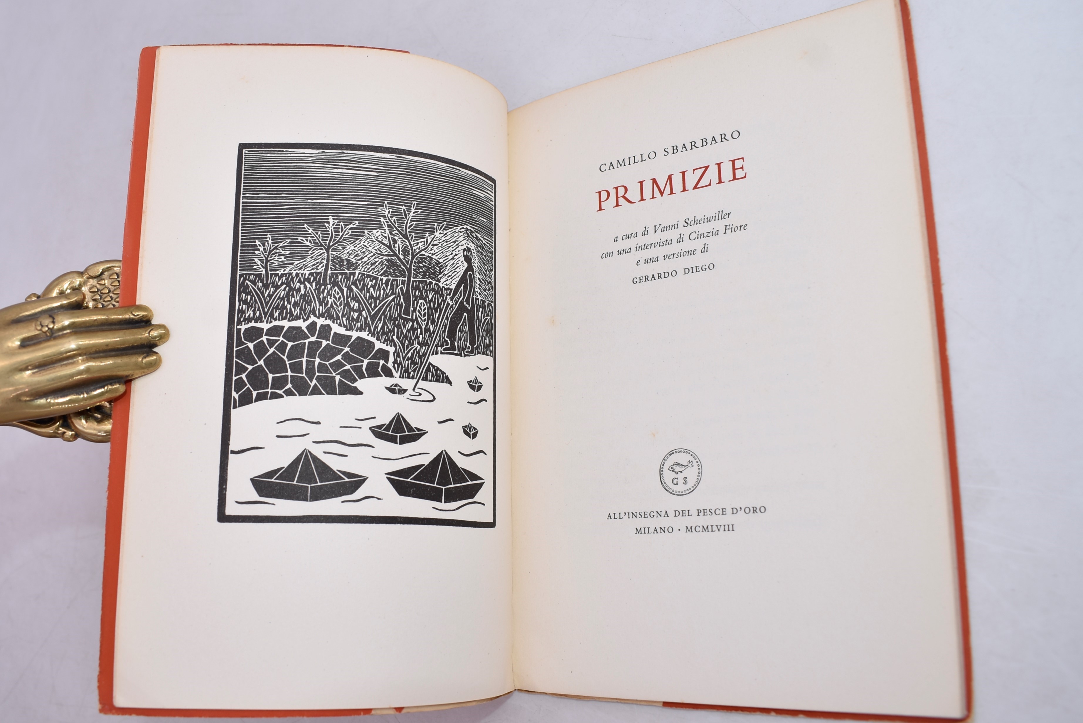 Sbarbaro, Camillo. Primizie. 1958.