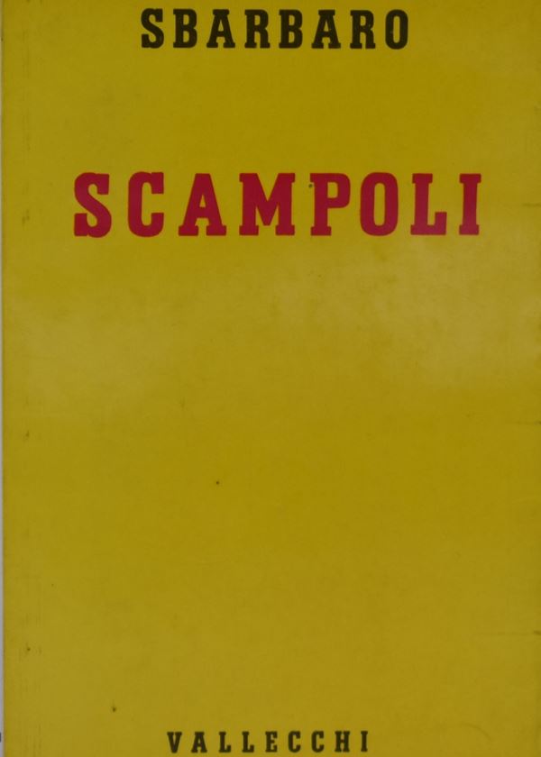 SBARBARO, Camillo. SCAMPOLI. 1960.  - Auction Ancient and rare books, italian first editions of 20th century - Bertolami Fine Art - Casa d'Aste