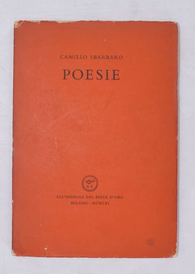 Sbarbaro, Camillo. Poesie. 1961.