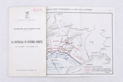 Scuola di Guerra. la Battaglia di Vittorio Veneto. Inaugurazione Anno Accademico (1968-1969). 196...