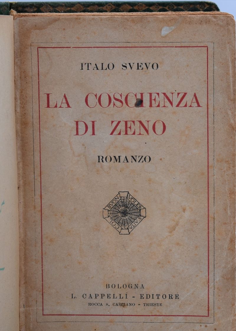 Svevo, Italo. la Coscienza di Zeno. 1923.