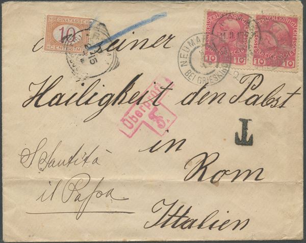 Storia Postale  - Auction Post and Postal History - Bertolami Fine Art - Casa d'Aste