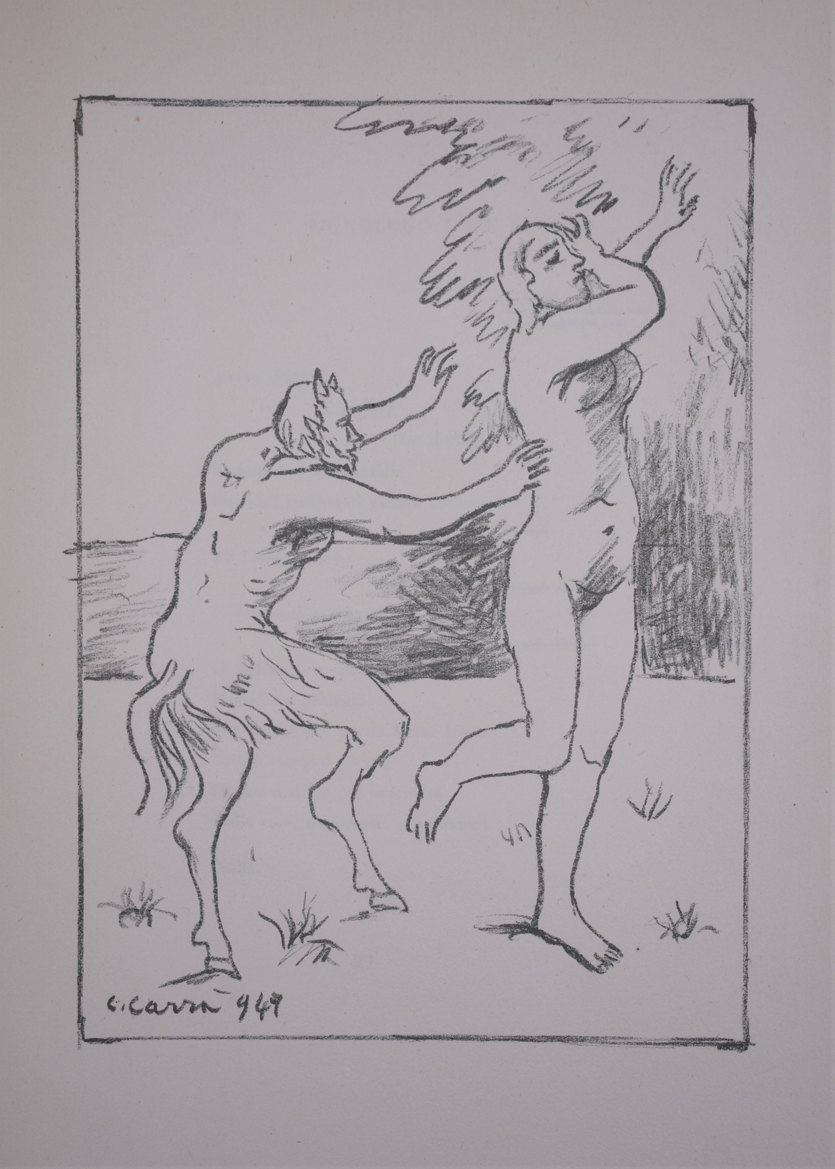 Ungaretti, Giuseppe. L'apres Midi Et le Monologue D'un Faune. 1947.