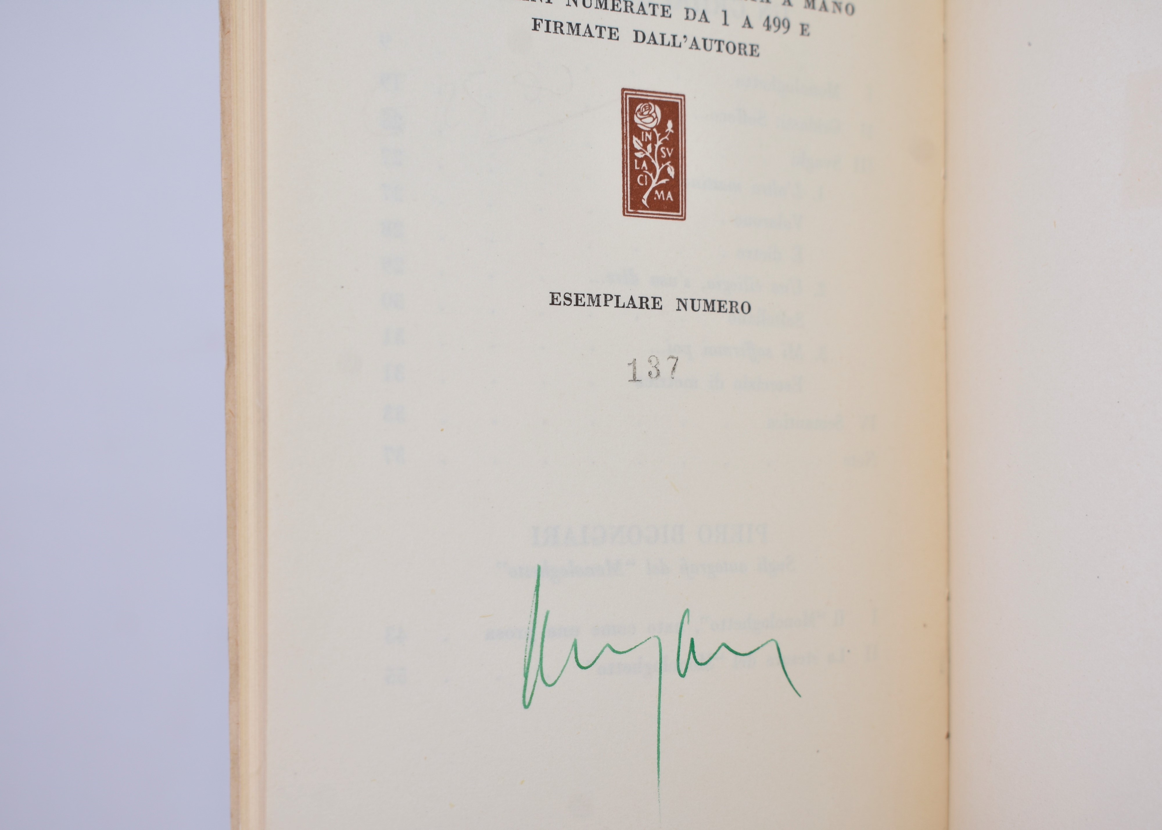Ungaretti, Giuseppe. un Grido e Paesaggi (1939-1952). Vita D'un Uomo IX. 1954.
