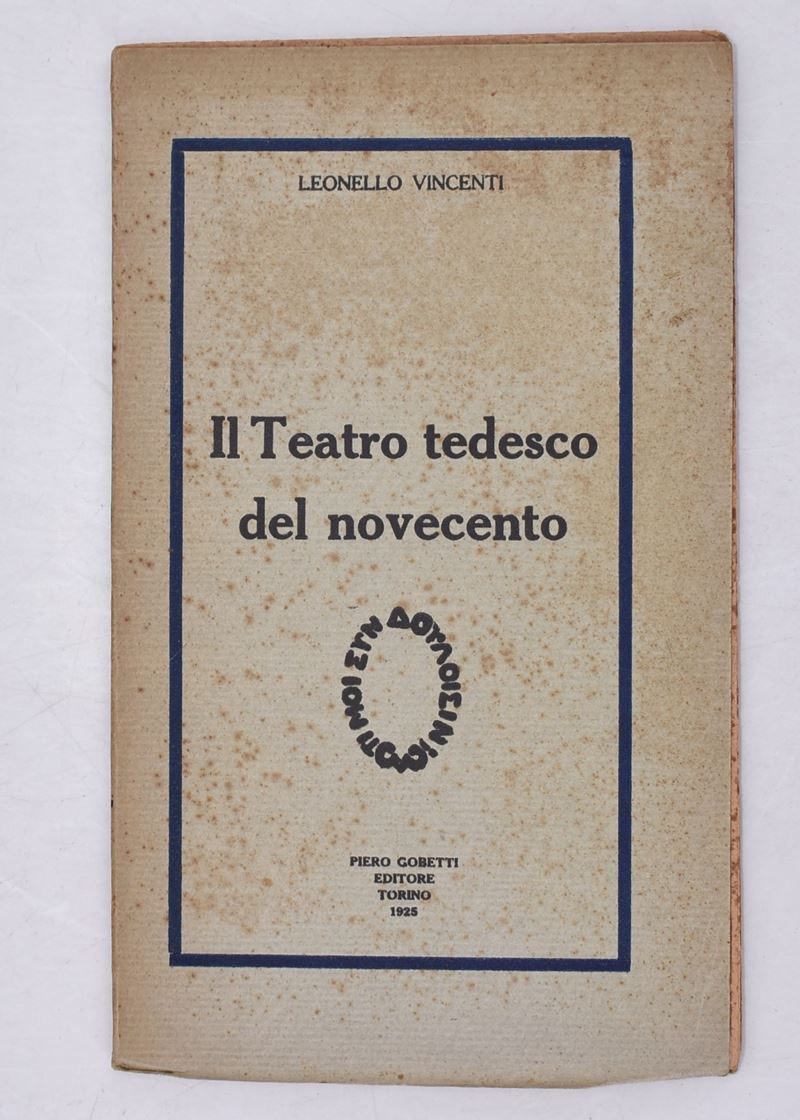 Vincenti, Leonello. il Teatro Tedesco del Novecento. 1925.