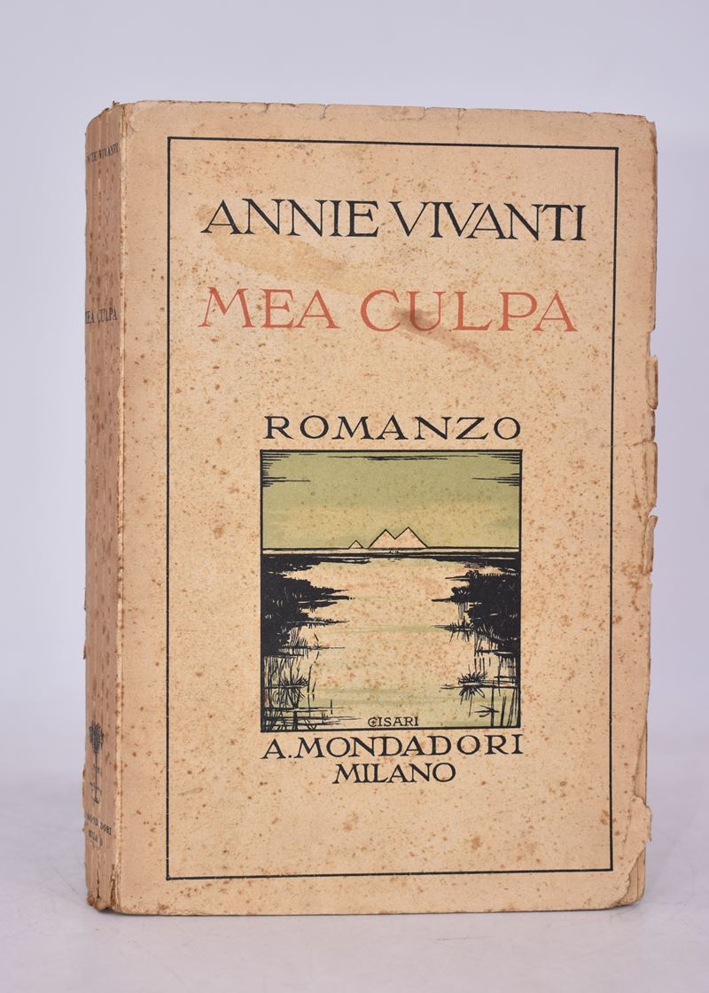 Vivanti, Annie. Mea Culpa. Romanzo. 1929.