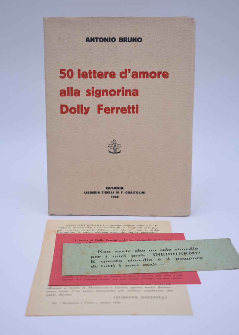 Bruno, Antonio. 50 Lettere D'amore alla Signorina Dolly Ferretti. 1928.