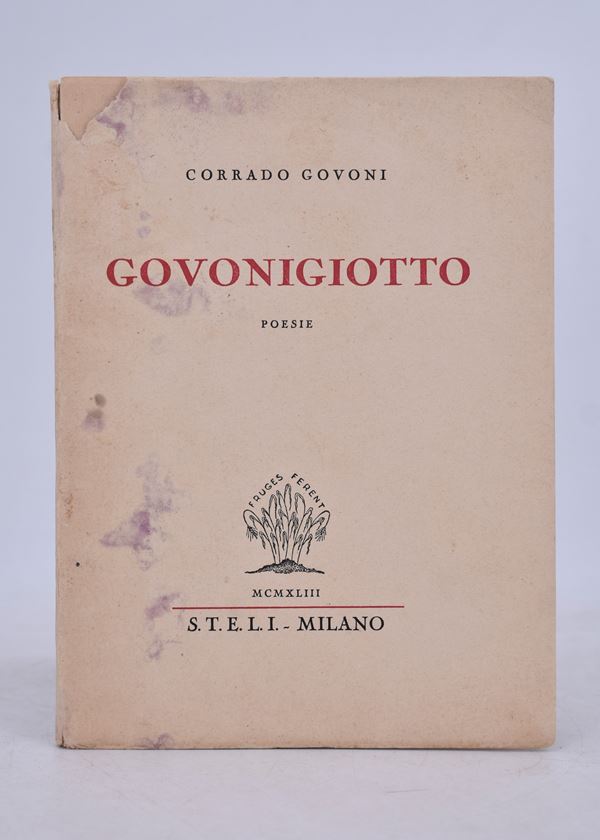 GOVONI, Corrado. GOVONIGIOTTO. 1943.  - Auction Ancient and rare books, italian first editions of 20th century - Bertolami Fine Art - Casa d'Aste