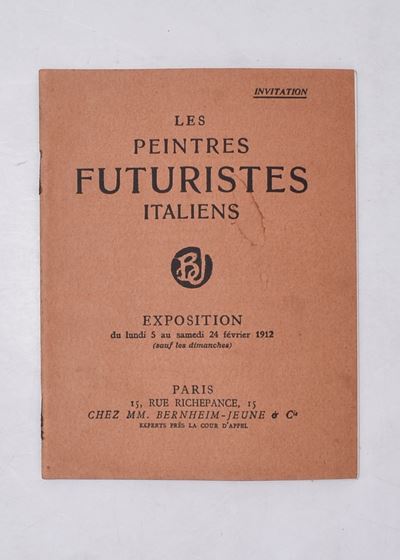 Les Peintres Futuristes Italiens. 1912.
