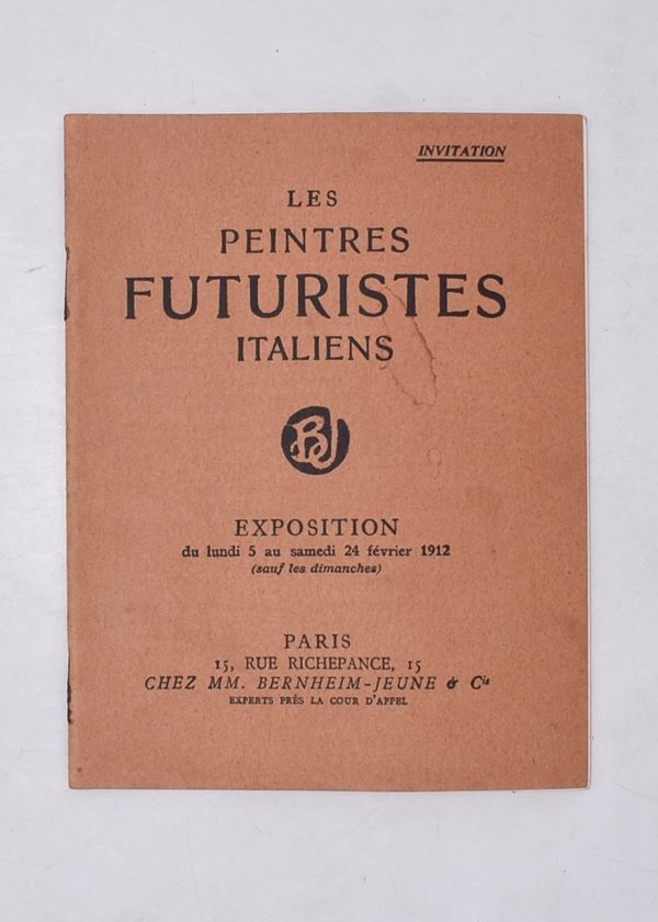 LES PEINTRES FUTURISTES ITALIENS. 1912.