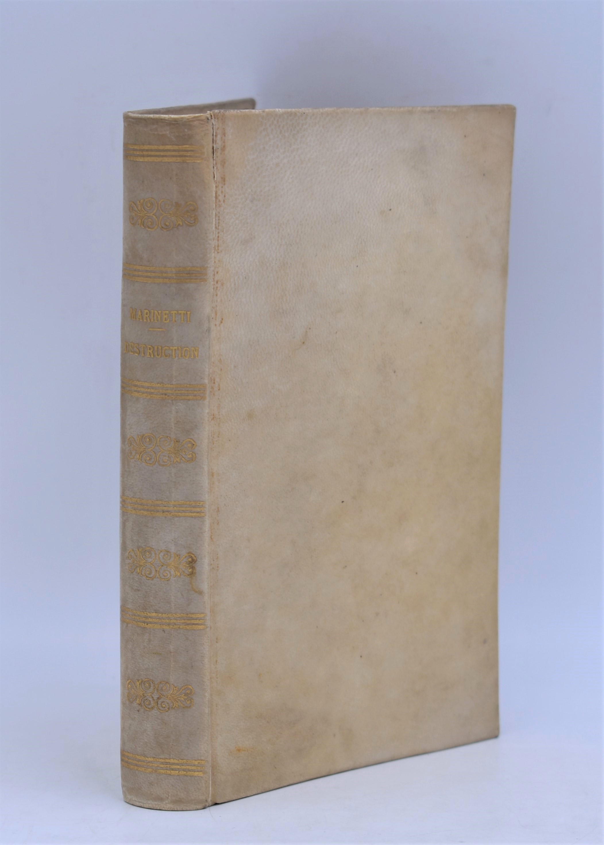 Marinetti, Filippo Tommaso. Destruction. Poemes Lyriques. 1904.