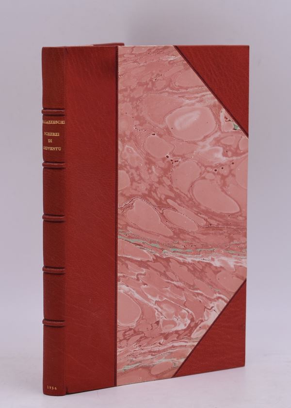 PALAZZESCHI, Aldo. SCHERZI DI GIOVENTÙ. 1956.  - Auction Ancient and rare books, italian first editions of 20th century - Bertolami Fine Art - Casa d'Aste