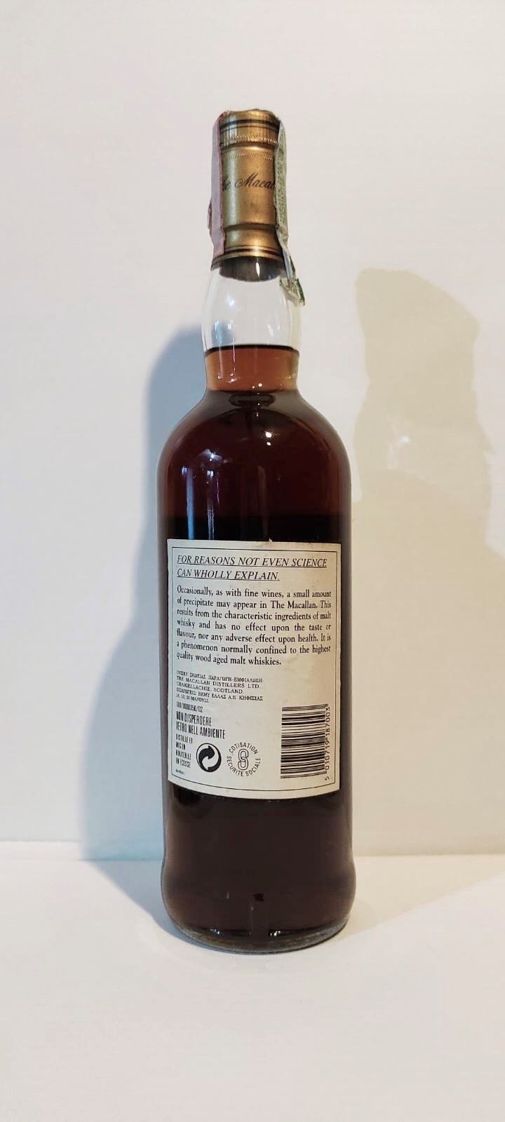 The Macallan, 18 Year Old Single Malt Scotch Whisky 1980