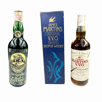 Glengoyne 8 Year Old Single Malt Scotch Whisky - James Martin's V.V.o. Blended Scotch Whisky