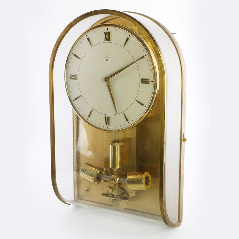 Orologio da Muro H.a.u. Modello Ato in Cristallo ed Ottone